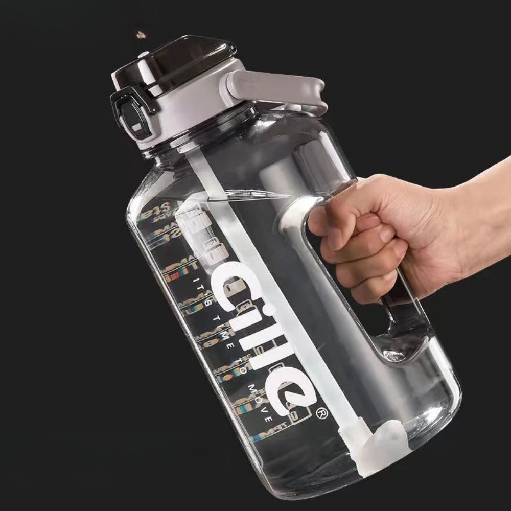 STE (124) Large Grey Tritan Bottle - Image 1
