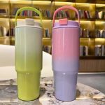 Pink Purple Travel Tumbler - Image 2