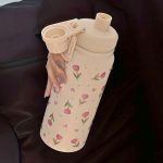 Tulip Print Sports Bottle - Image 3